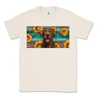 Natural western chocolate labrador license plate Classic Tee - Artiststas
