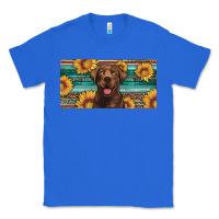 True Royal western chocolate labrador license plate Classic Tee - Artiststas
