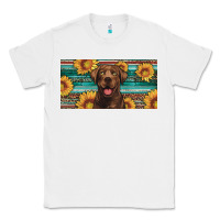 White western chocolate labrador license plate Classic Tee - Artiststas