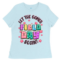 Baby Blue field day let the games begin Ladies Tee - JahusDesignShop