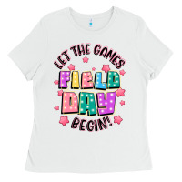 White field day let the games begin Ladies Tee - JahusDesignShop