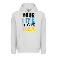 Dove Grey YOUR LIFE YOUR IDEA V2 Premium Hoodie - Bettercallsaul