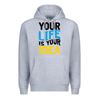 Heather Grey YOUR LIFE YOUR IDEA V2 Premium Hoodie - Bettercallsaul