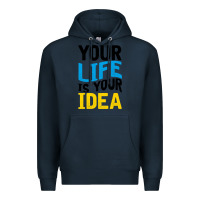 Navy YOUR LIFE YOUR IDEA V2 Premium Hoodie - Bettercallsaul