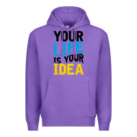 Purple YOUR LIFE YOUR IDEA V2 Premium Hoodie - Bettercallsaul