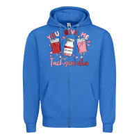 True Royal you give me tachycardia Zipper Hoodie - MaliasSmallBusiness