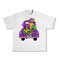 Lunar Rock farm truck, mardi gras Urban Heavy Tee - JahusDesignShop
