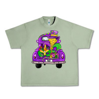 Oil Green farm truck, mardi gras Urban Heavy Tee - JahusDesignShop