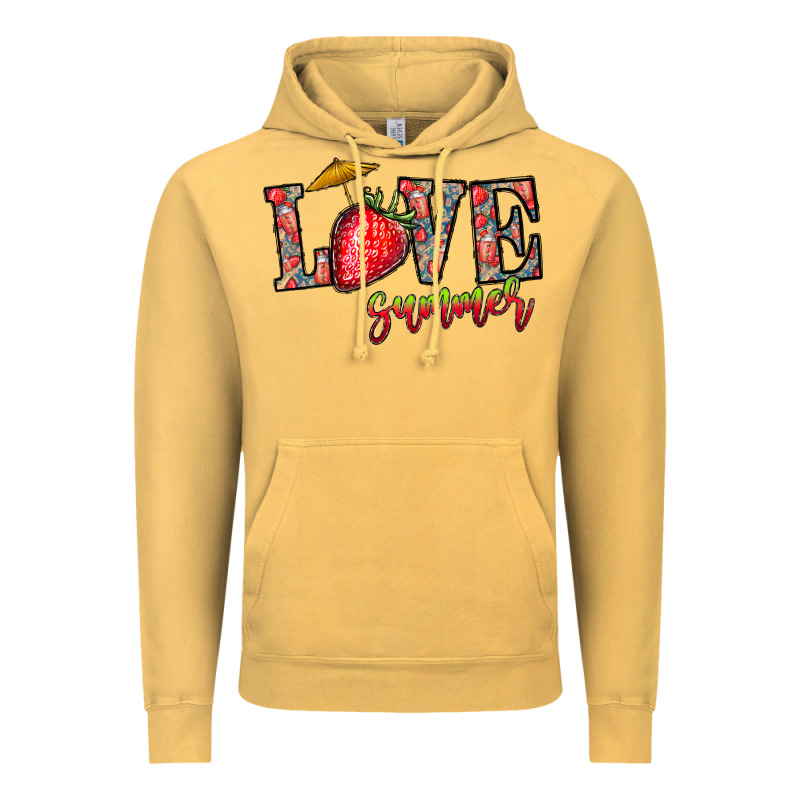 Love Summer Vintage Hoodie by CowhideDigitalArt | Teevron