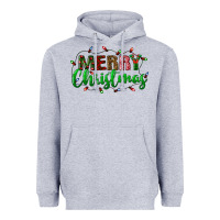 Heather Grey merry christmas Heavyweight Hoodie - BundleAndBundleShop