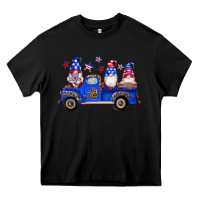 Black american flag gnomes truck Heavy Core Tee - Artiststas