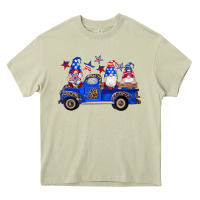 Mossy american flag gnomes truck Heavy Core Tee - Artiststas