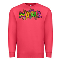 Cardinal mama mardi gras Premium Sweatshirt - LillyAllenDesigns