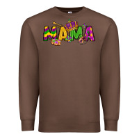 Chestnut mama mardi gras Premium Sweatshirt - LillyAllenDesigns