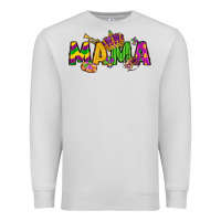 Dove Grey mama mardi gras Premium Sweatshirt - LillyAllenDesigns