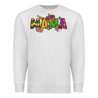 Oatmeal Heather mama mardi gras Premium Sweatshirt - LillyAllenDesigns