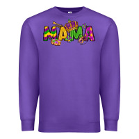 Purple mama mardi gras Premium Sweatshirt - LillyAllenDesigns