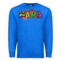True Royal mama mardi gras Premium Sweatshirt - LillyAllenDesigns