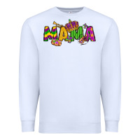 White mama mardi gras Premium Sweatshirt - LillyAllenDesigns