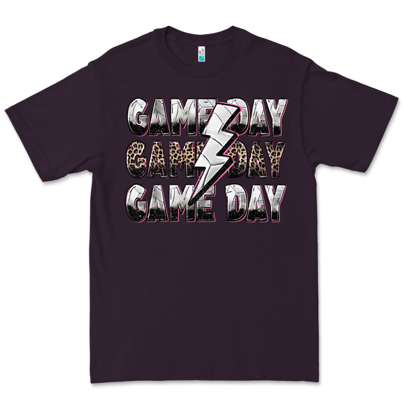 Game Day Game Day Volleyball Lightning Bolt Premium Tee by Zillion Design Studio | Teevron