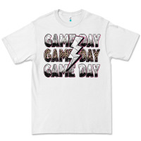 White game day game day volleyball lightning bolt Premium Tee - Zillion Design Studio