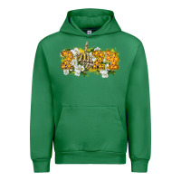 Emerald 2024 skeleton middle finger new year Urban Hoodie - CowGirlArtShop