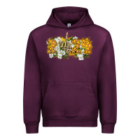 Mauve Wine 2024 skeleton middle finger new year Urban Hoodie - CowGirlArtShop