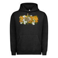 Pigment Black 2024 skeleton middle finger new year Urban Hoodie - CowGirlArtShop