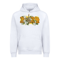 White 2024 skeleton middle finger new year Urban Hoodie - CowGirlArtShop