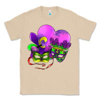 Mushroom mardi gras heart and mask Classic Tee - AdoDesignShop