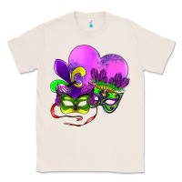 Natural mardi gras heart and mask Classic Tee - AdoDesignShop