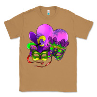 Toasted Coconut mardi gras heart and mask Classic Tee - AdoDesignShop