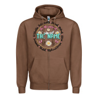 Chestnut by the power of the name Zipper Hoodie - MaliasSmallBusiness