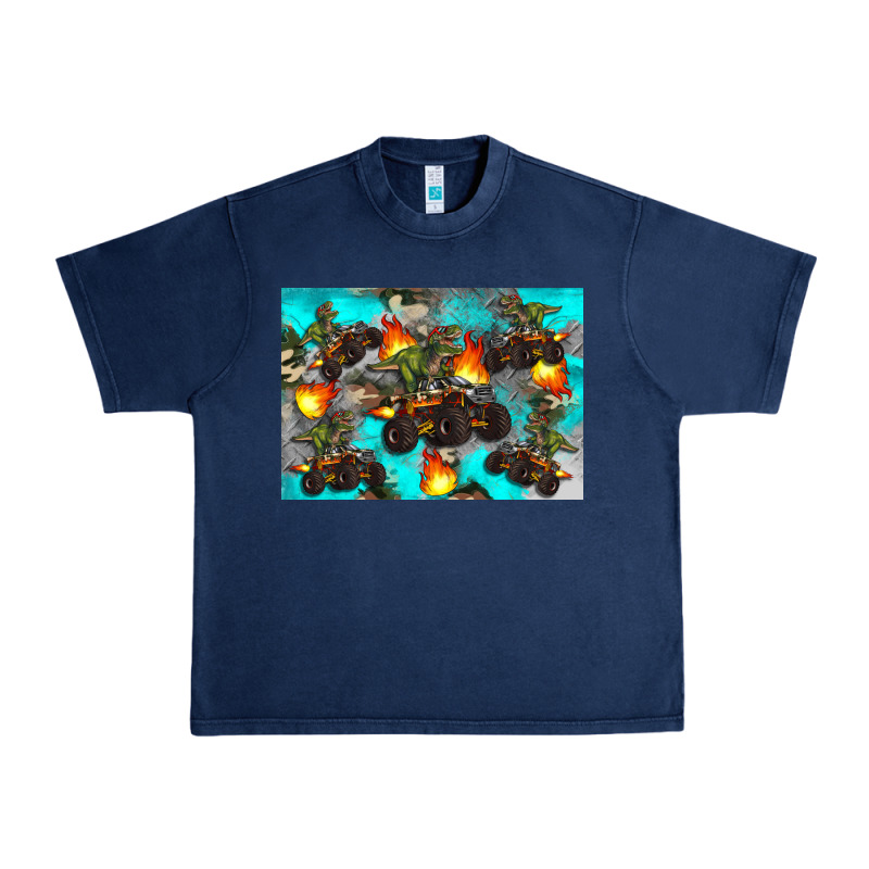 Dinosaur Monster Truck Urban Heavy Tee by Artiststas | Teevron