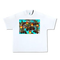 White Dinosaur monster truck Urban Heavy Tee - Artiststas