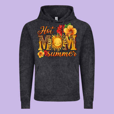 Hot Mom Summer Vintage Hoodie Designed By Hra Design Shop