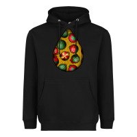 Black christmas  teardrop Heavyweight Hoodie - BundleAndBundleShop
