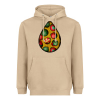 Mushroom christmas  teardrop Heavyweight Hoodie - BundleAndBundleShop