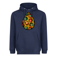 Navy christmas  teardrop Heavyweight Hoodie - BundleAndBundleShop