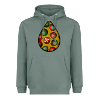 Sage christmas  teardrop Heavyweight Hoodie - BundleAndBundleShop