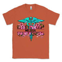 Copper floral nurse custom name Classic Tee - AdoDesignShop