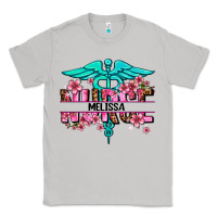 Moon Dust floral nurse custom name Classic Tee - AdoDesignShop