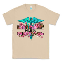 Mushroom floral nurse custom name Classic Tee - AdoDesignShop