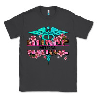 Smoke floral nurse custom name Classic Tee - AdoDesignShop