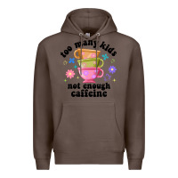 Coffee too many kids not enough caffeine Premium Hoodie - JahusDesignShop