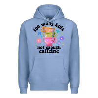 Colony Blue too many kids not enough caffeine Premium Hoodie - JahusDesignShop