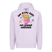 Lilac too many kids not enough caffeine Premium Hoodie - JahusDesignShop