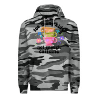 Slate Camo too many kids not enough caffeine Premium Hoodie - JahusDesignShop