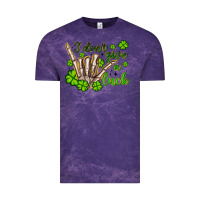 Cloud Purple i don t give a luck Vintage Tee - Artiststas