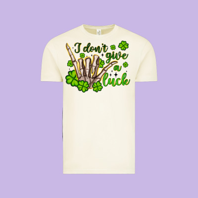 I Don T Give A Luck Vintage Tee Designed By Artiststas